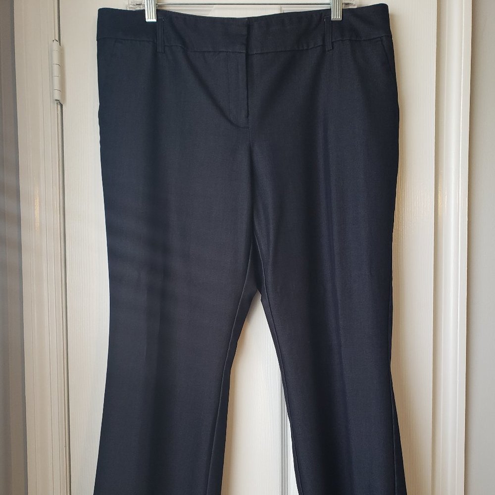 Van Heusen Blue Denim Flared Slacks